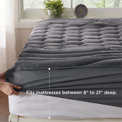 Bedsure gros plan microfibre brossée pour toucher ultra-doux et confort
