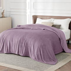 Bedsure gros plan microfibre montrant texture douce et chaleur