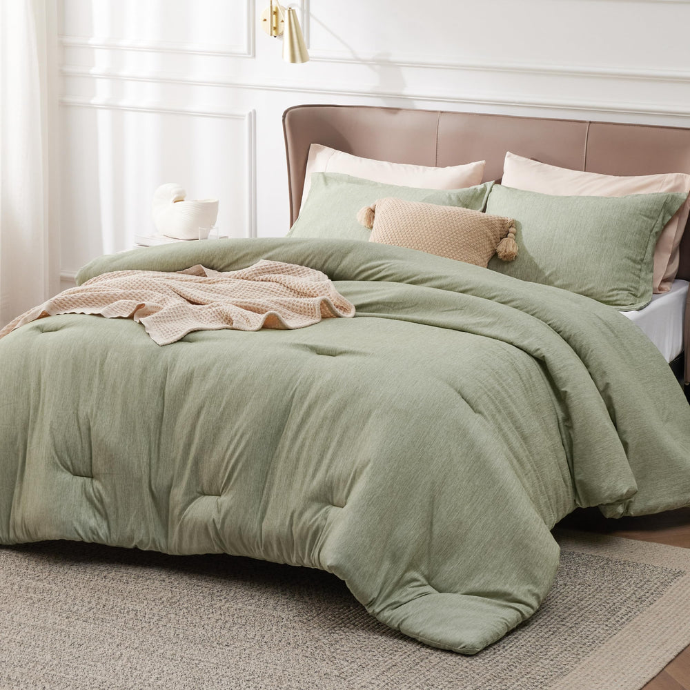 Bedsure gros plan microfibre montrant douceur et confort