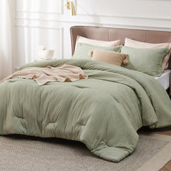 Bedsure gros plan microfibre montrant douceur et confort