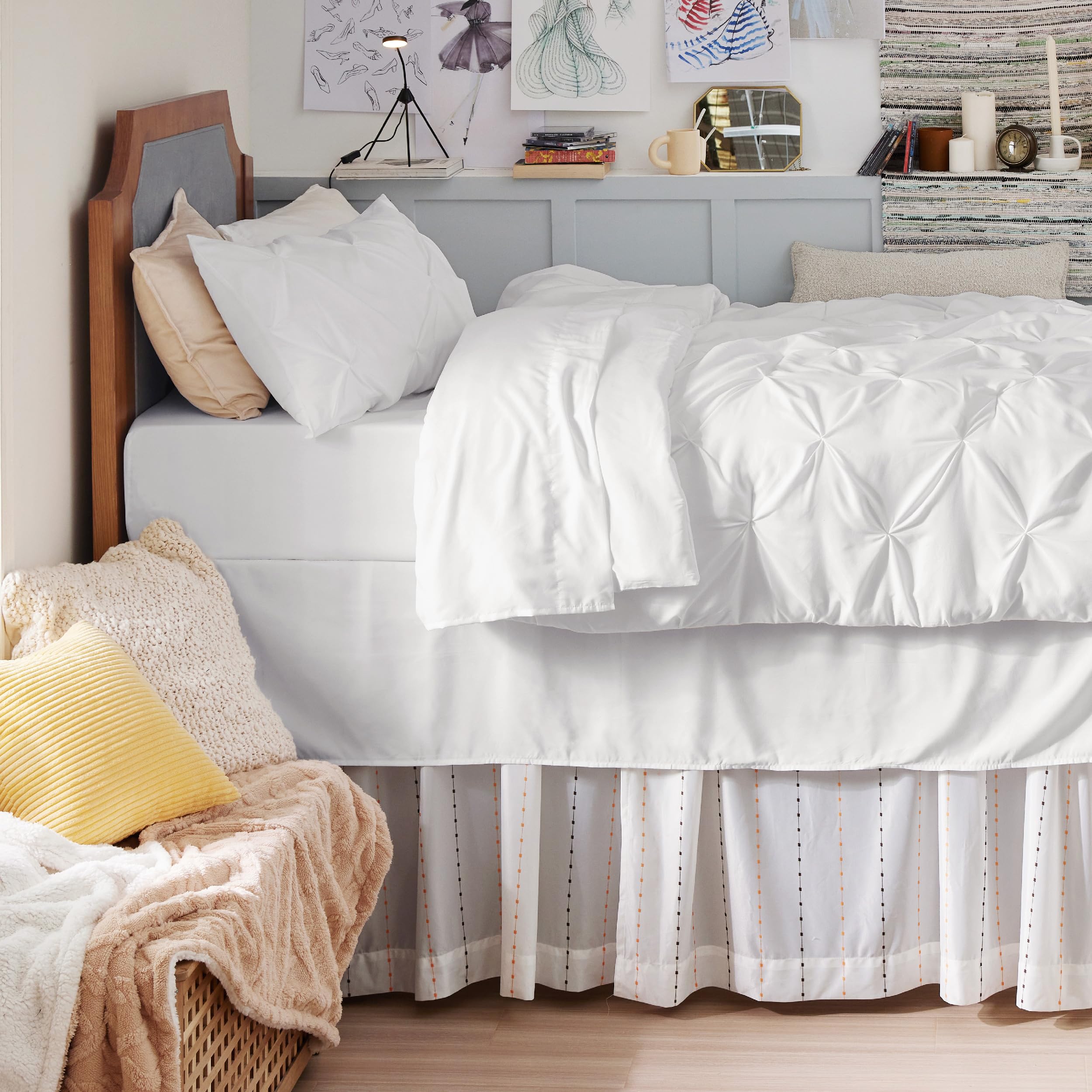 Bedsure texture microfibre brossée offrant douceur et silence