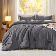 Bedsure gros plan texture du tissu révélant douceur et confort proche du coton