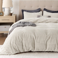 Bedsure gros plan sur texture pelucheuse pour chaleur et douceur