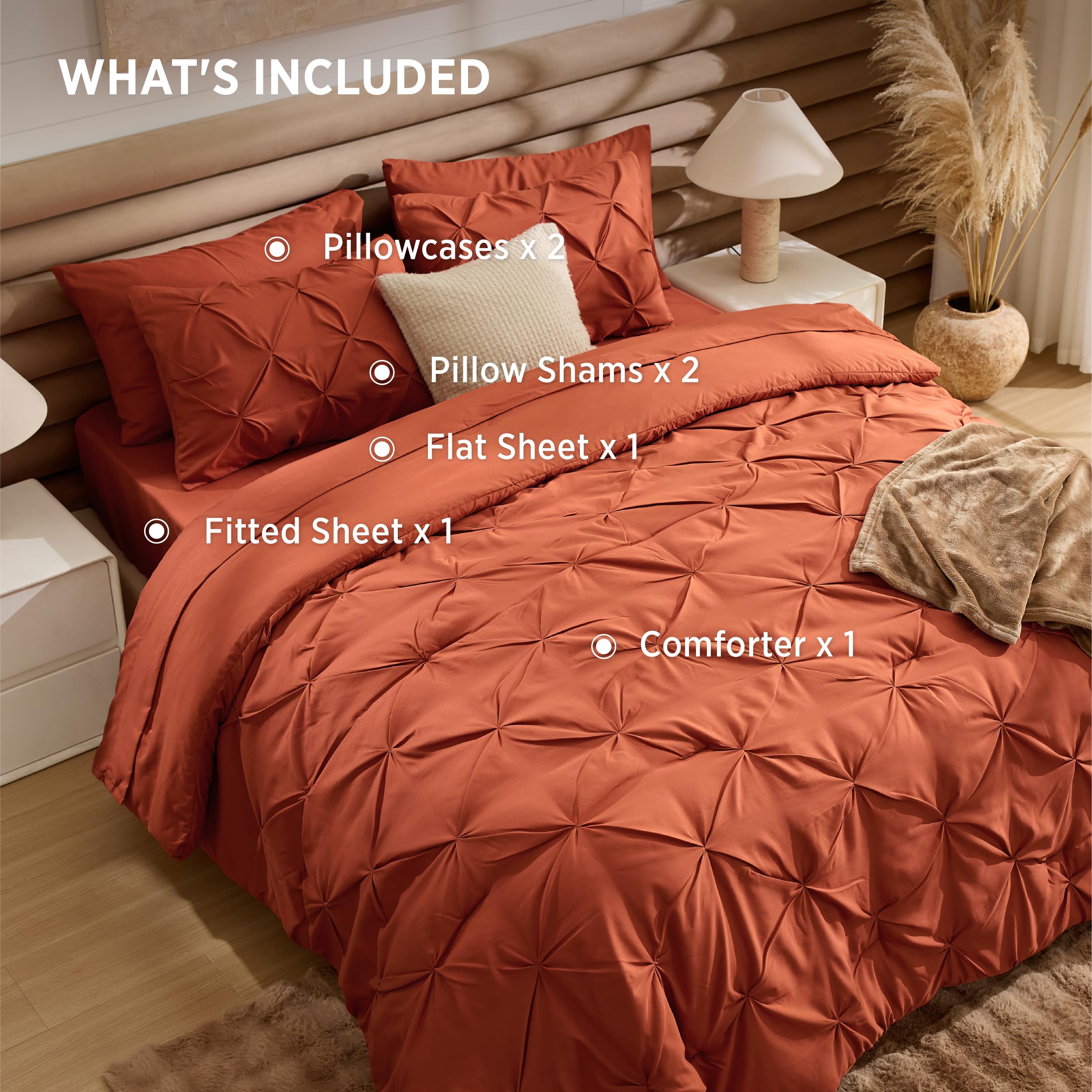 Bedsure scène de chambre accueillante, confort et esthétique