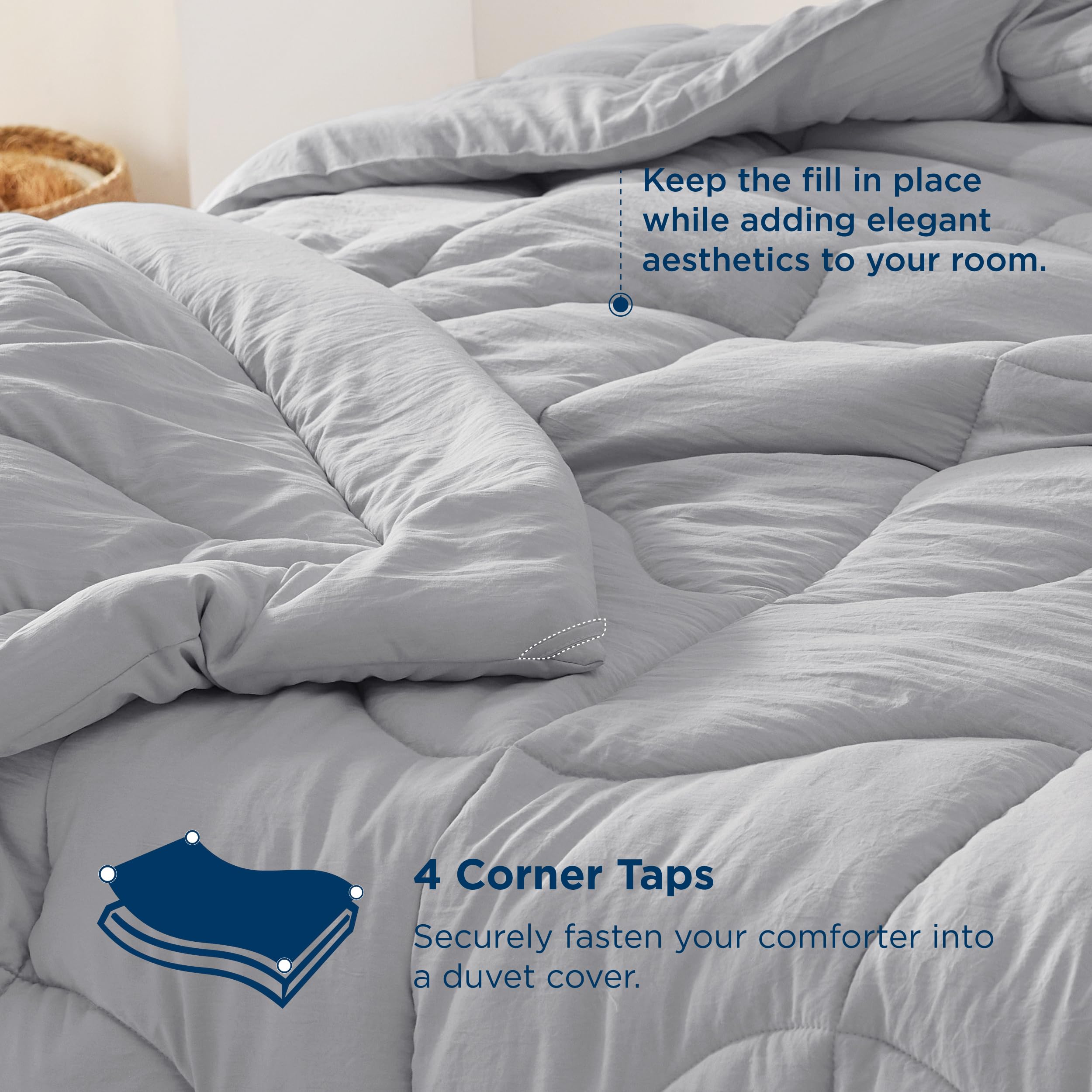 Bedsure utilisée seule comme couvre-lit pratique et facile à intégrer