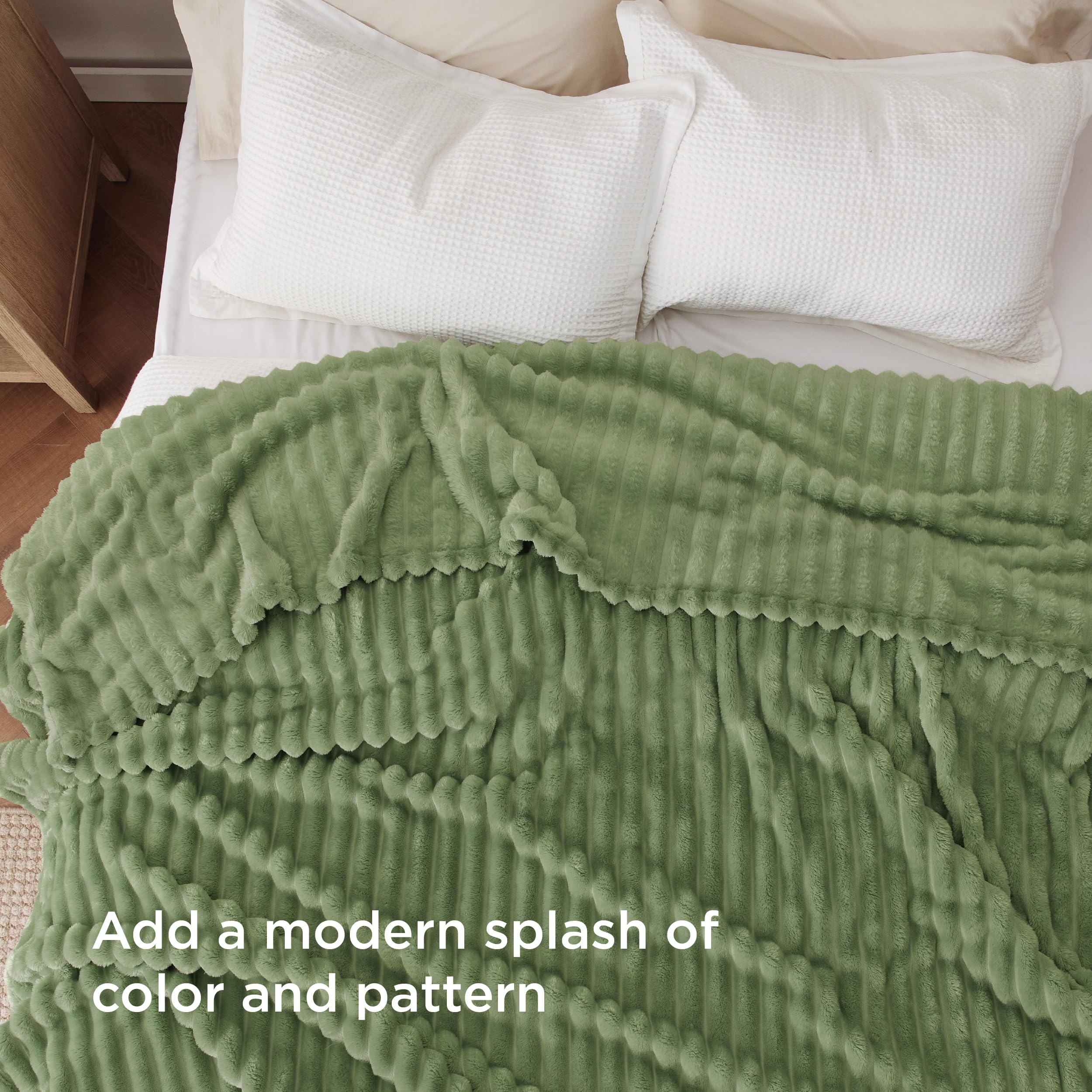 Bedsure couverture sur lit queen pour confort généreux