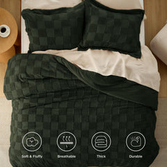 Bedsure garnissage microfibre moelleux montrant chaleur sans volume excessif