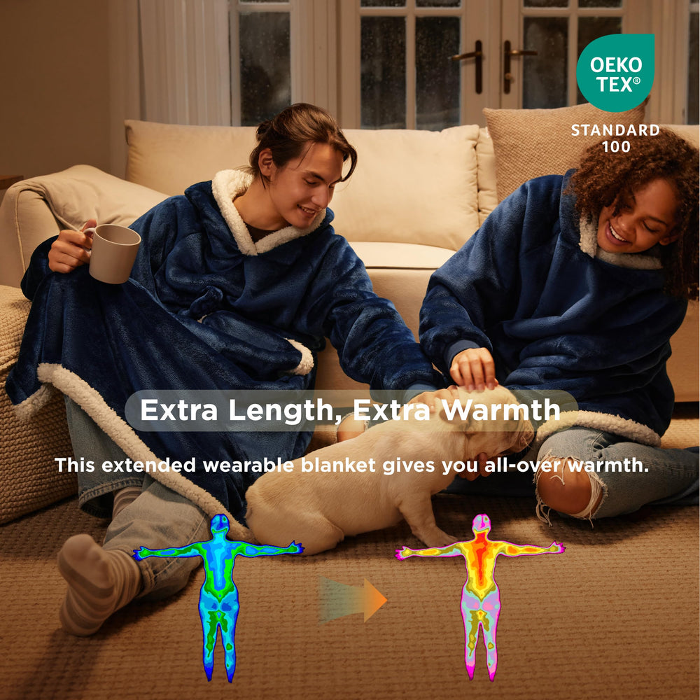 Bedsure détail des poches et ceinture réglable pour rangement pratique