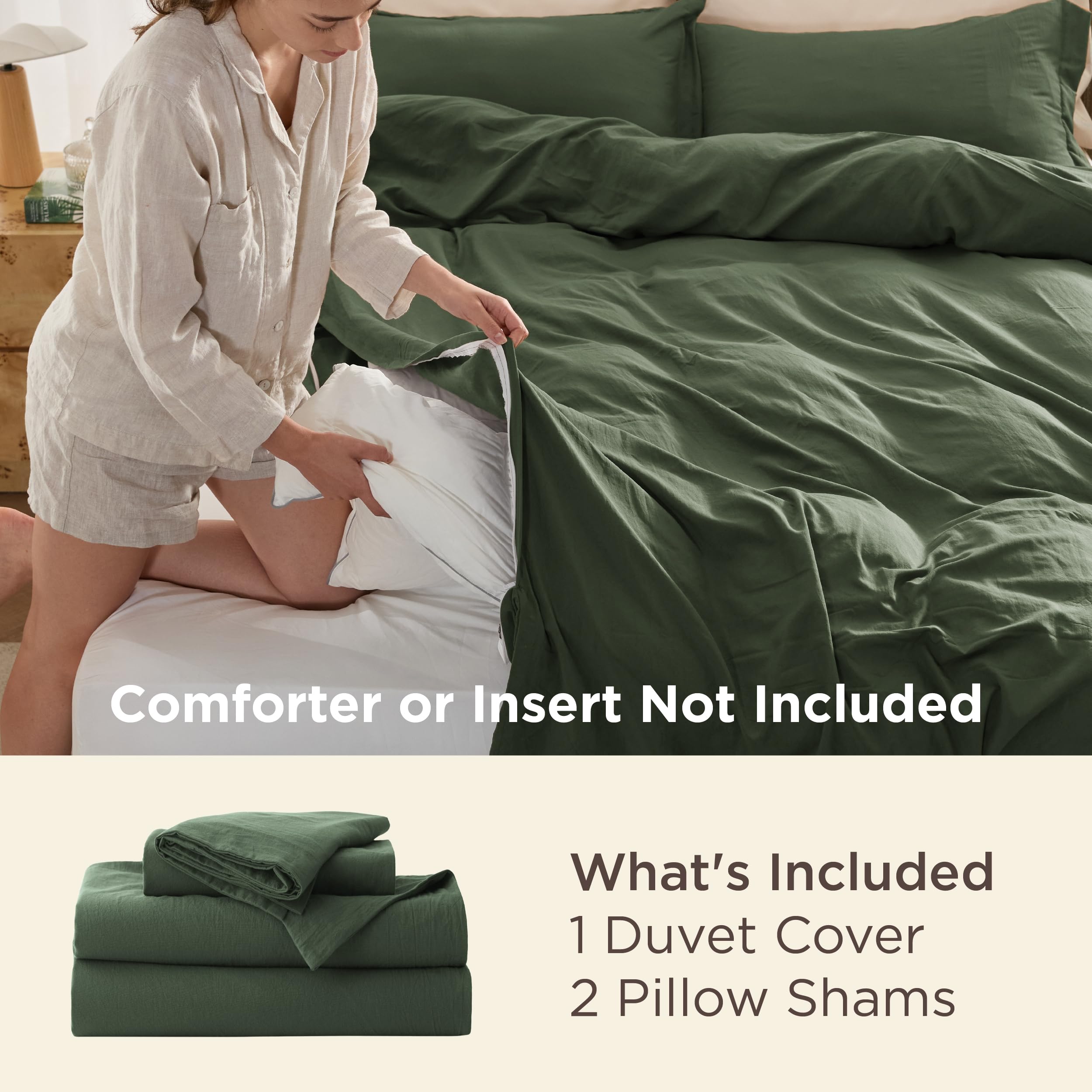 bedsure gros plan texture effet coton douceur et confort immédiat