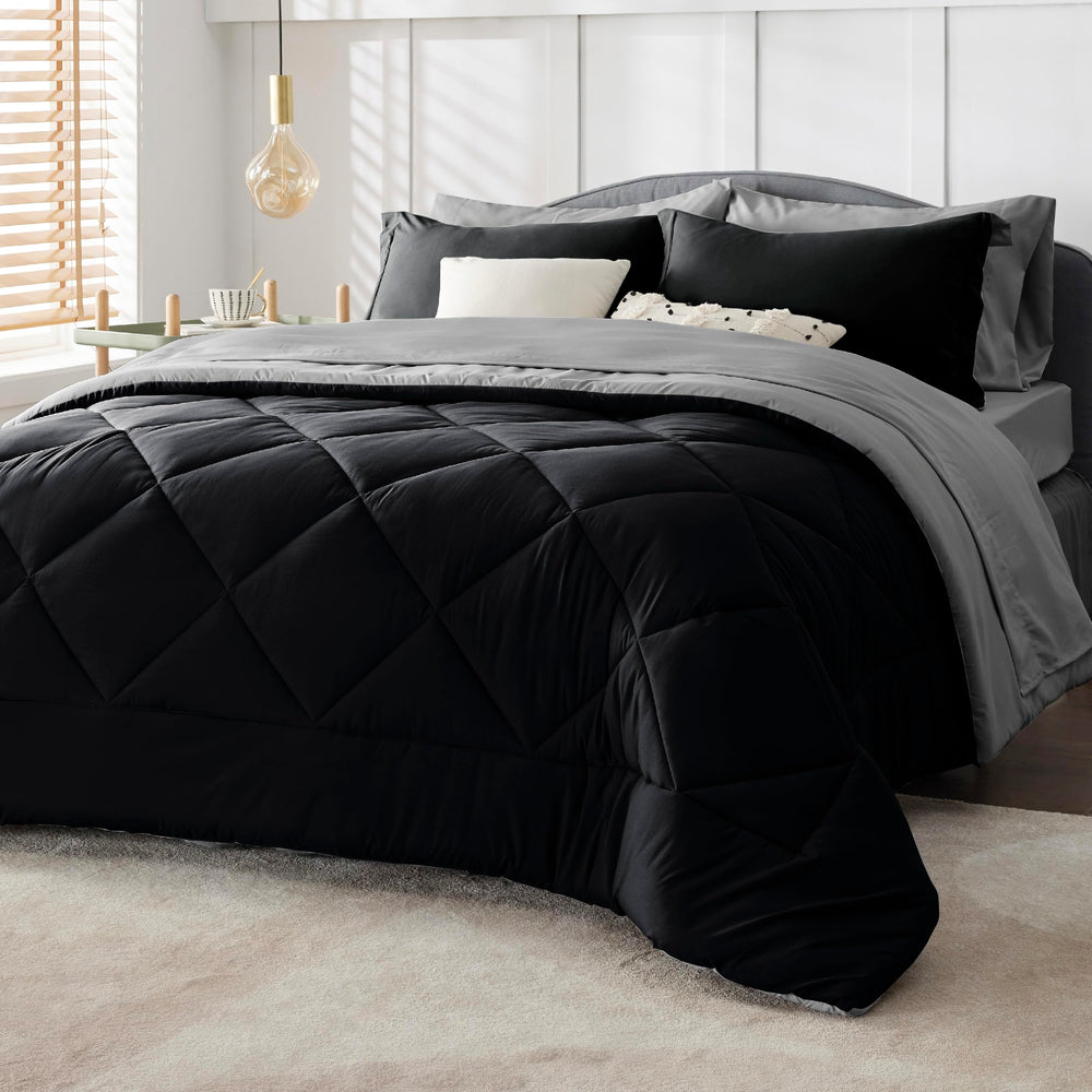 Bedsure texture microfibre gros plan douceur et entretien facile