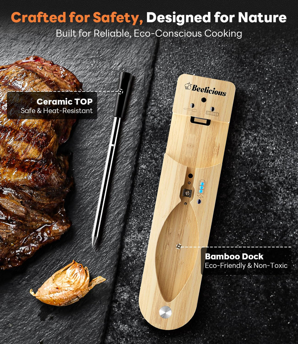 Beelicious Pro installé sur fumoir et gril, parfait pour grandes grillades