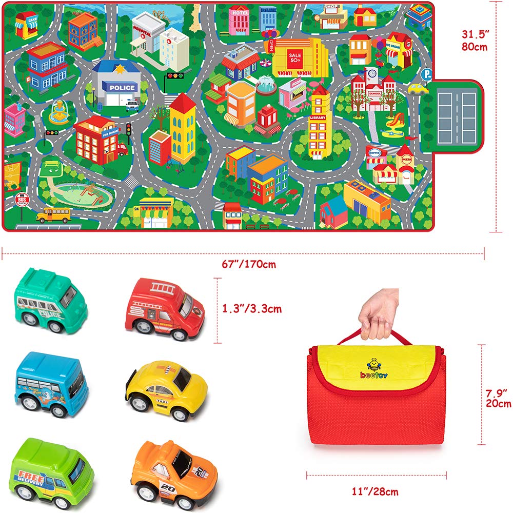 beetoy tapis posé près d'un meuble pour visualiser la taille réelle