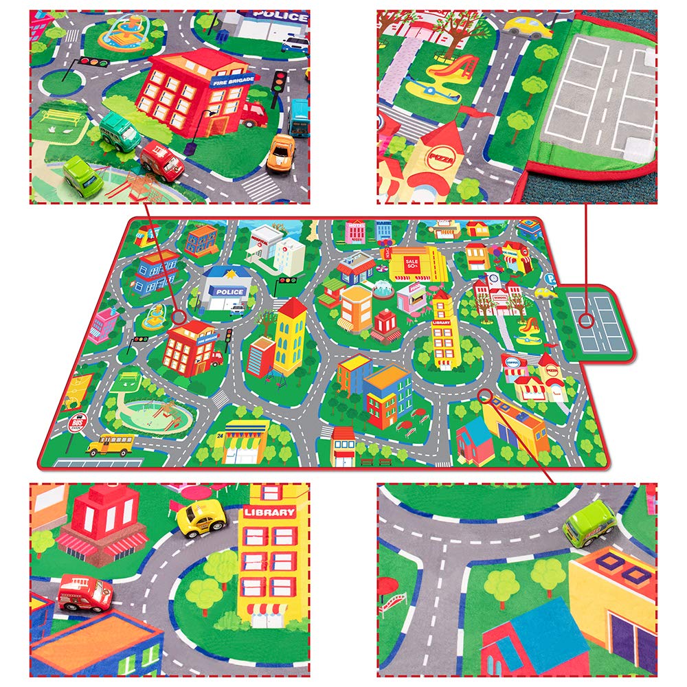 beetoy enfant joue sur le tapis stimulant imagination et motricité