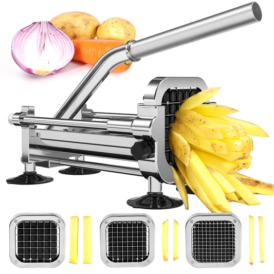 Befano coupe-frites face avant montrant la cuve spacieuse pour gain de temps