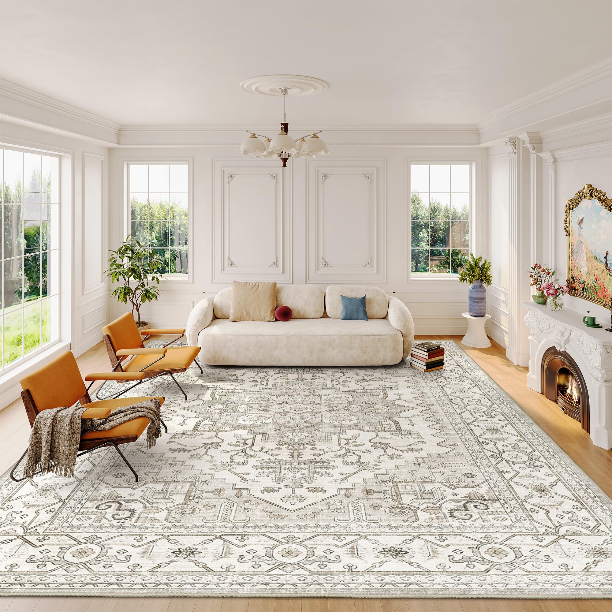befbee tapis face avant beige neutre montrant style et couverture