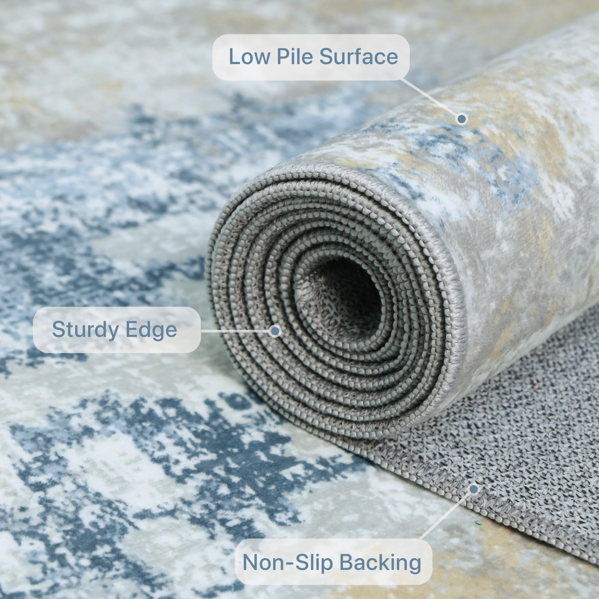 BEIMO tapis installé dans une chambre créant ambiance chaleureuse et douce