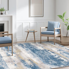 BEIMO tapis posé dans un salon moderne améliorant confort et acoustique