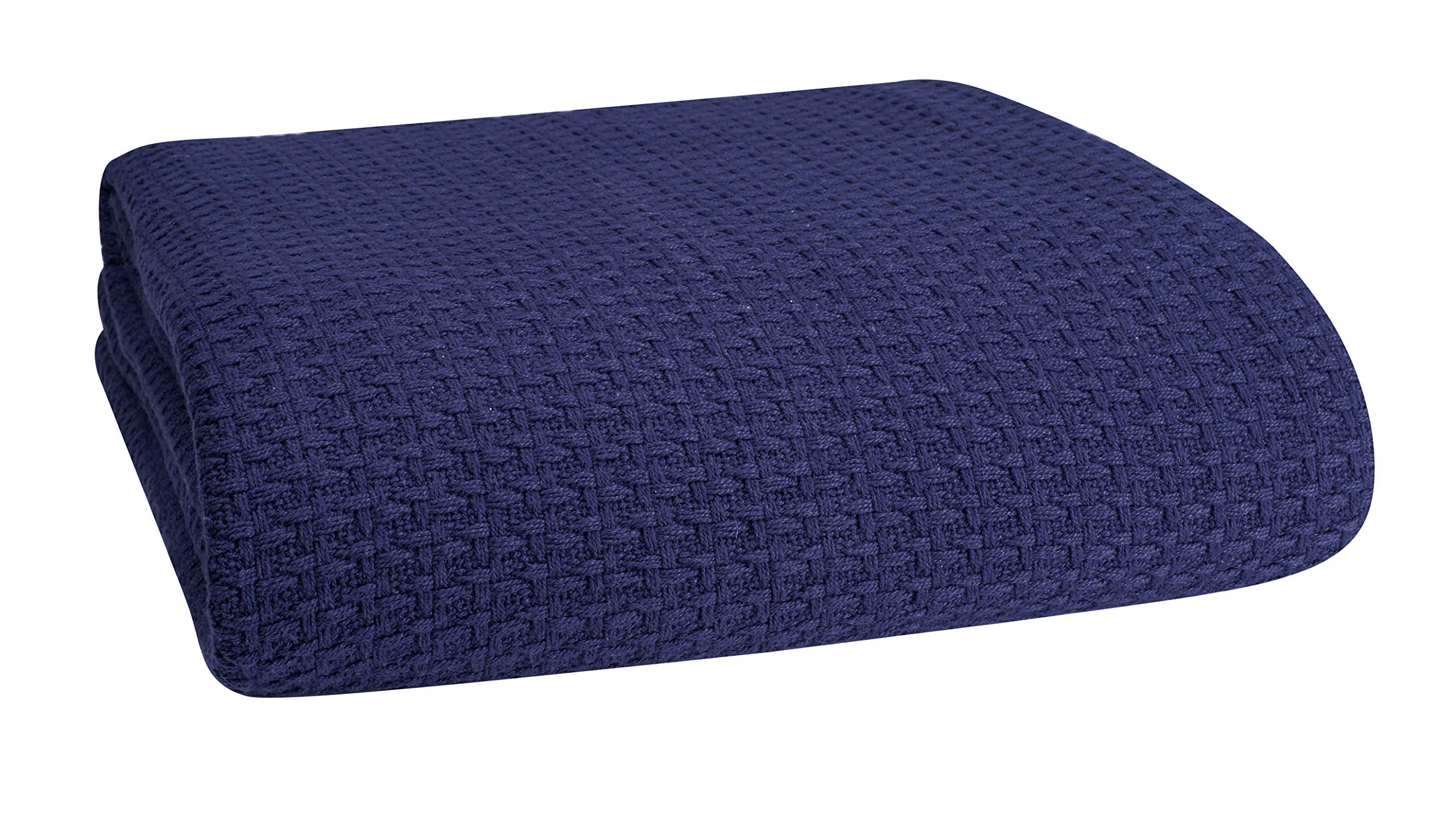 Belizzi Home couverture Elvana face avant montrant finition et couleur navy blue confortable