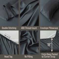 BC BELLA COTERIE drap-housse profondeur 18 pouces garantissant maintien du matelas