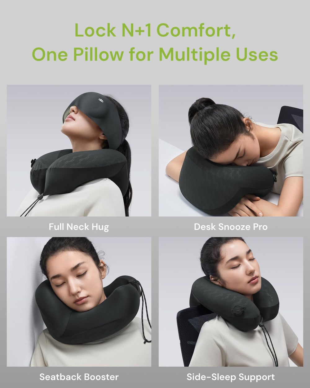 BENEUNDER coussin enroulé, format mini idéal pour bagage à main