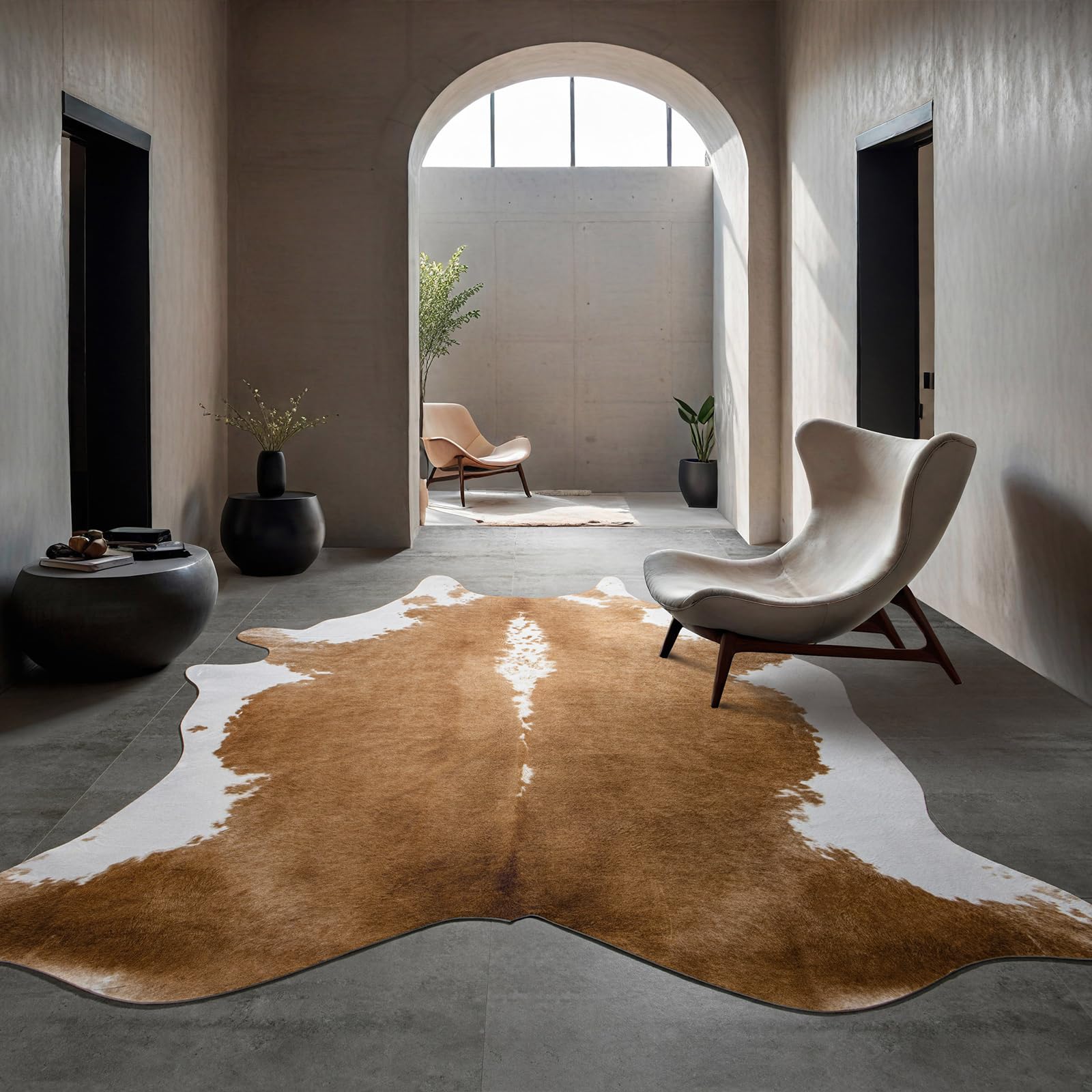 BENRON tapis posé dans un salon ajoutant chaleur et point focal déco