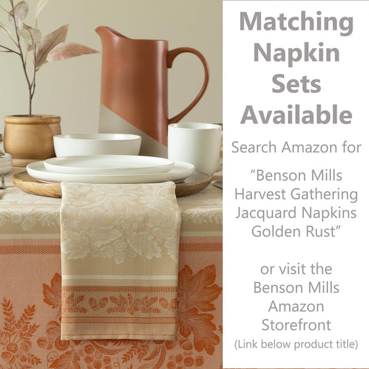 Benson Mills gros plan tissu jacquard montrant texture durable