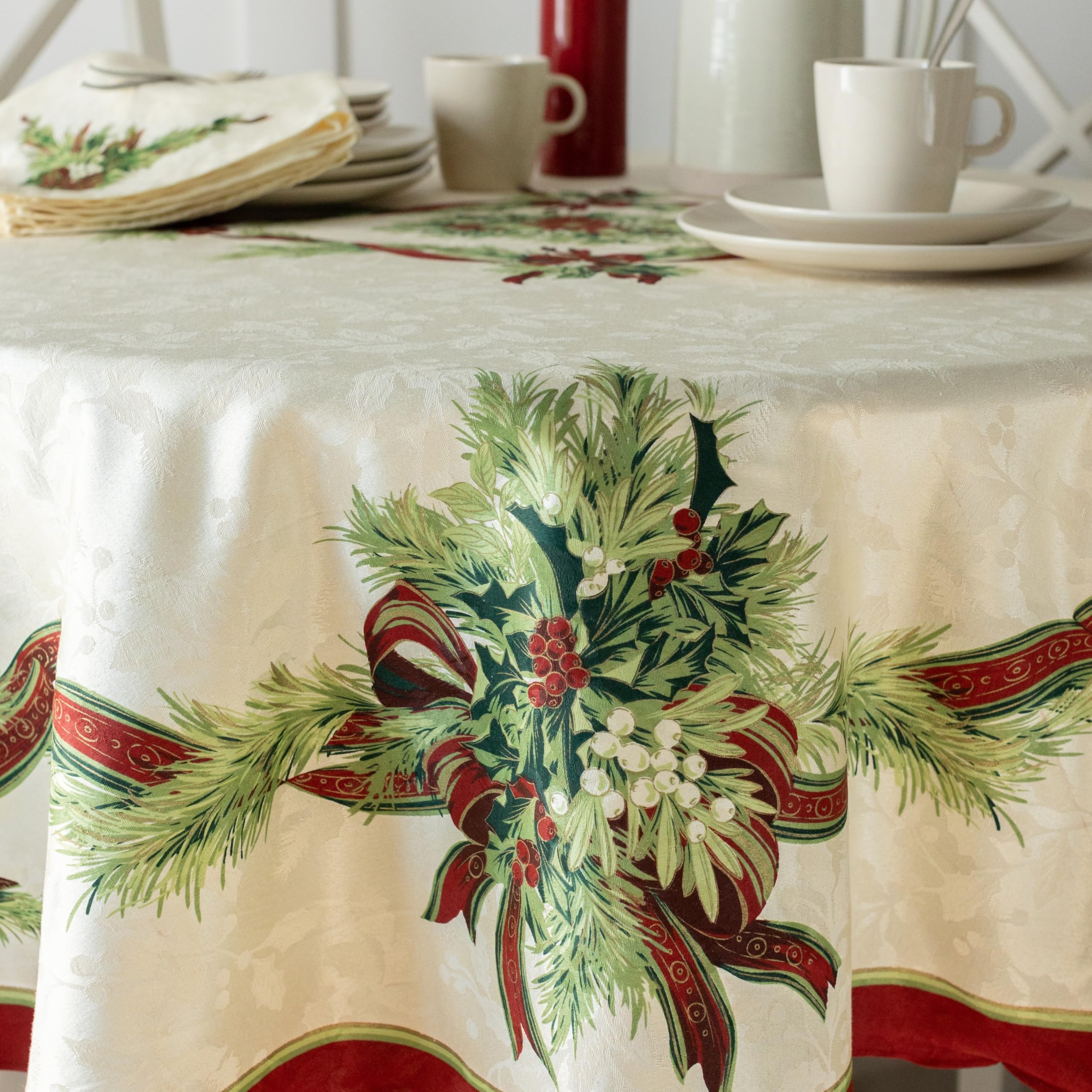 Benson Mills nappe avec serviettes coordonnées pour table harmonieuse