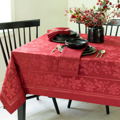 Benson Mills motif jacquard de houx et baies, finition riche