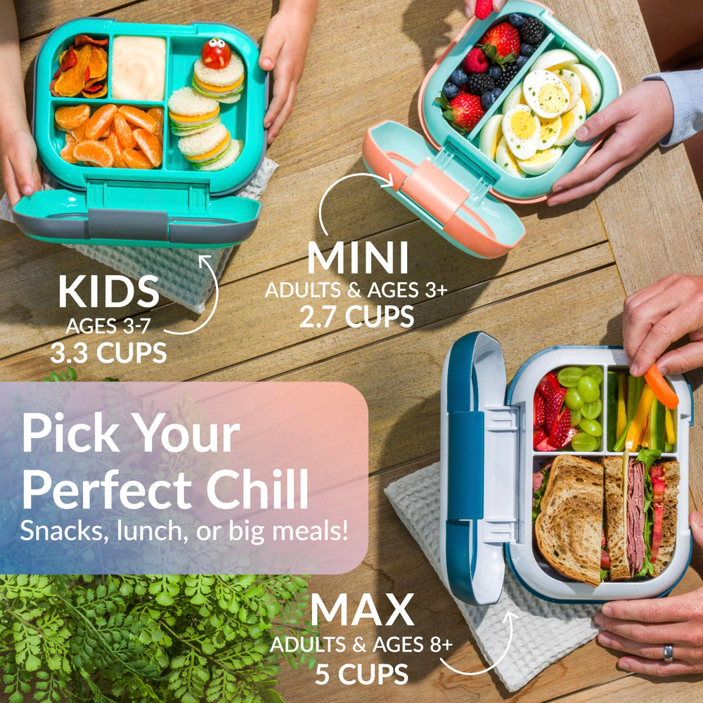 Bentgo Chill Max rempli sandwich et accompagnements pour repas complet