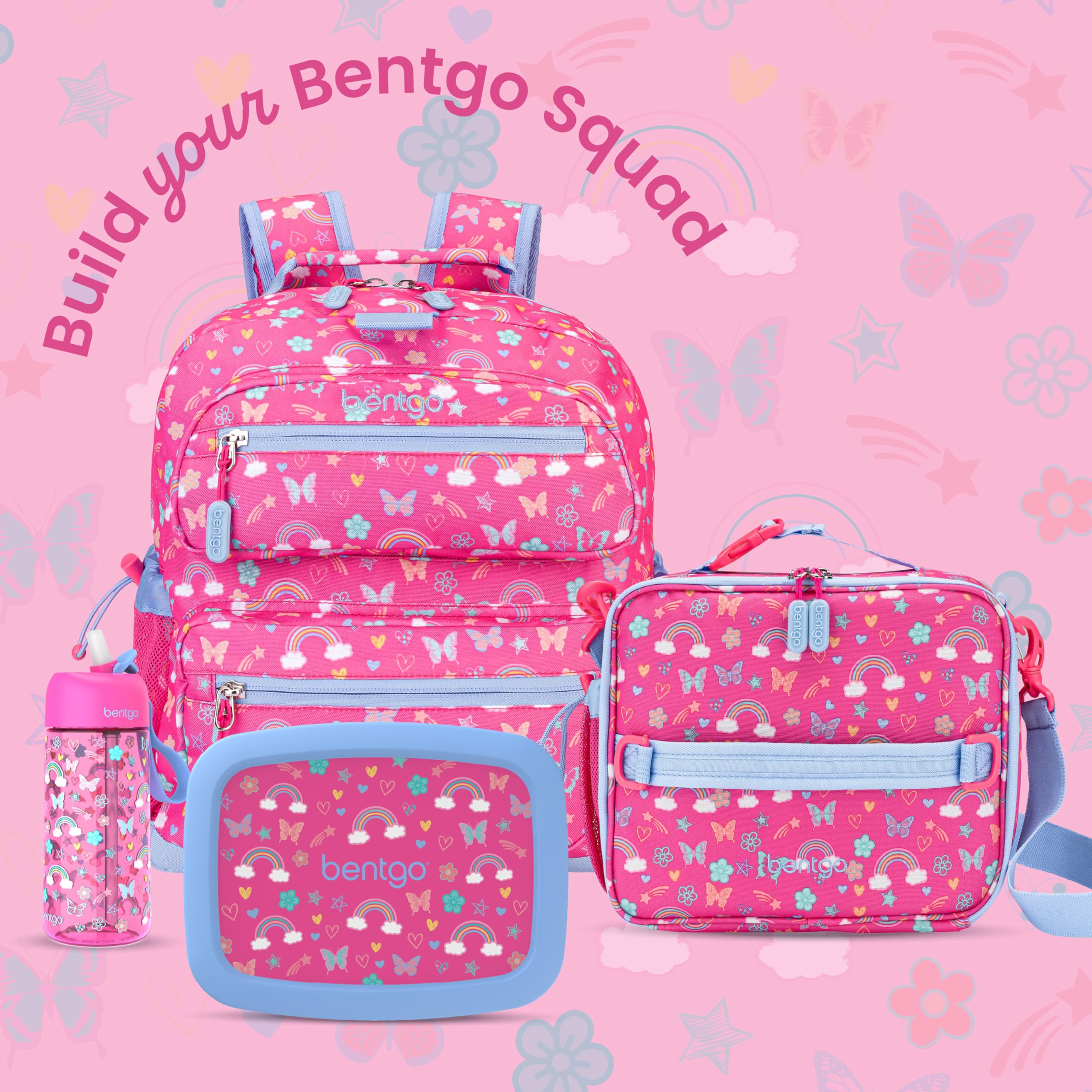 Bentgo motif imprimé coloré qui attire les enfants et rend le repas plus ludique