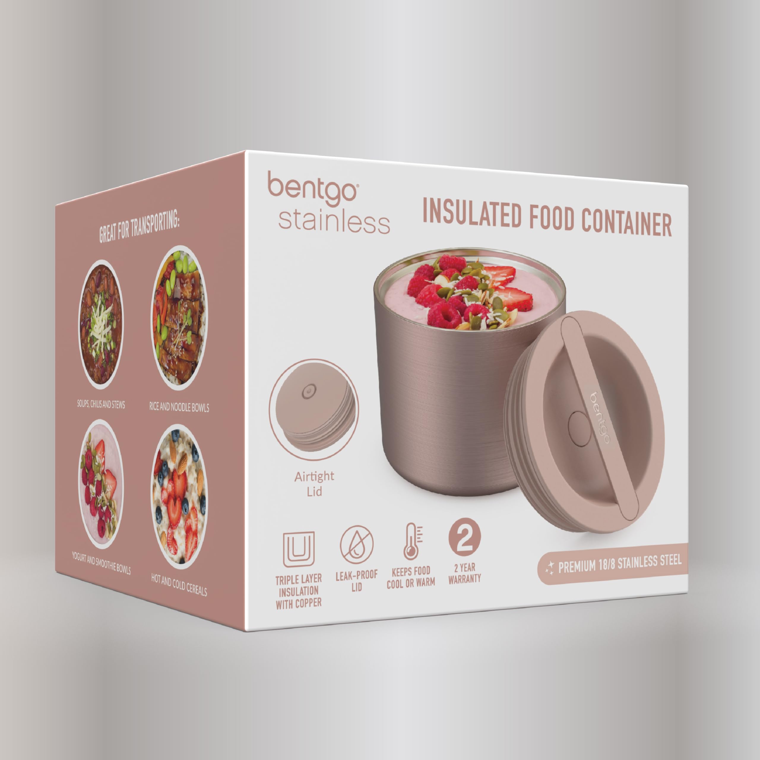 Bentgo emballage et étiquette produit avec informations sur les matériaux et sécurité