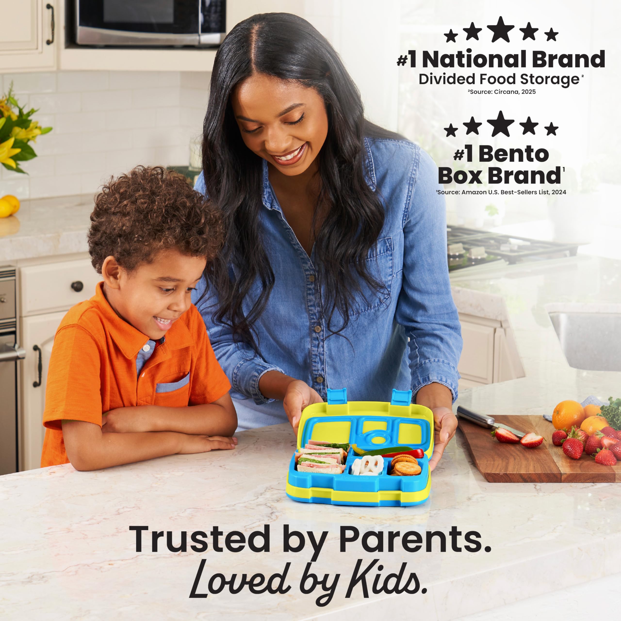 Bentgo Kids plateau amovible prêt à congeler pour préparation facile