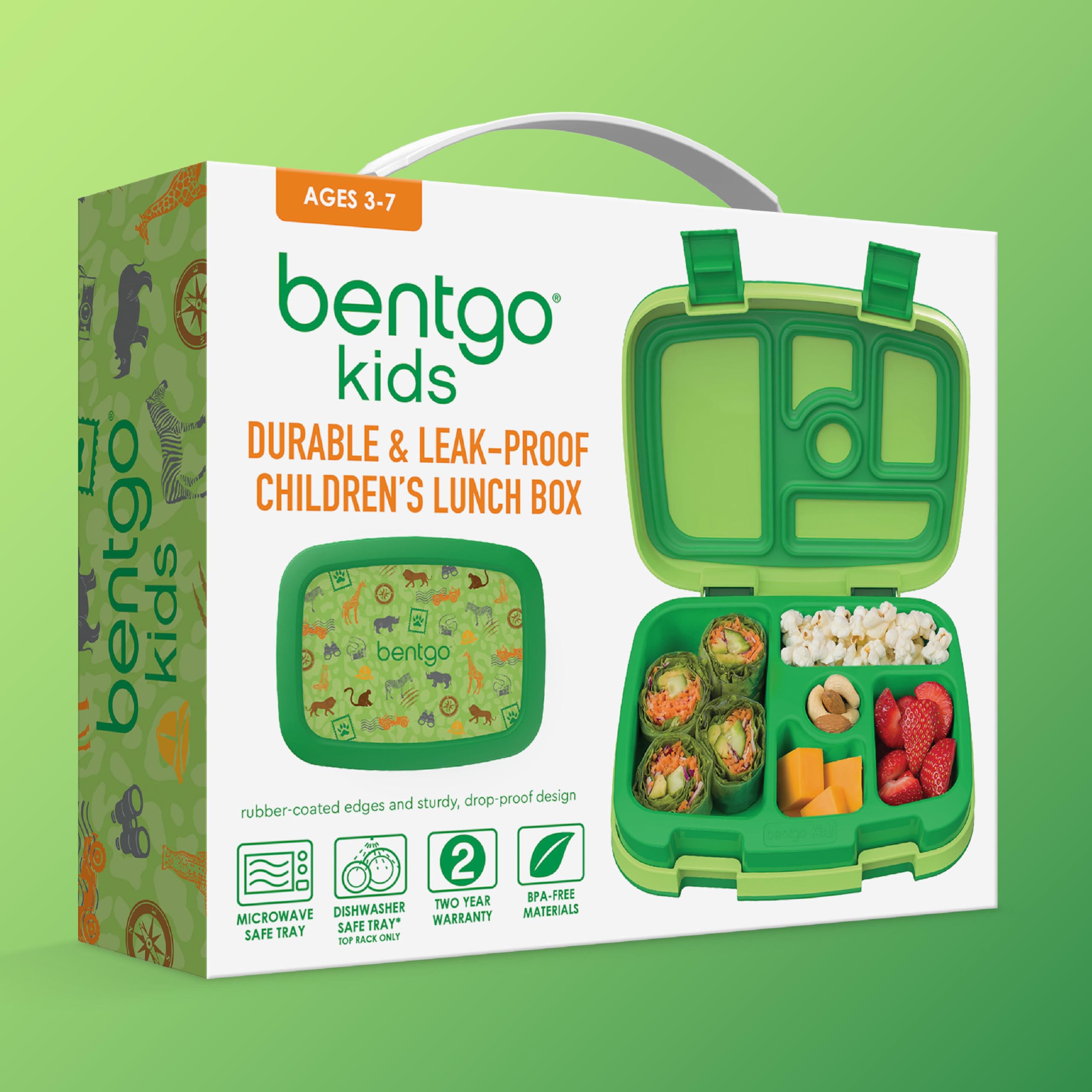 Bentgo lunchbox posée sur table d'école montrant usage quotidien et design enfantin