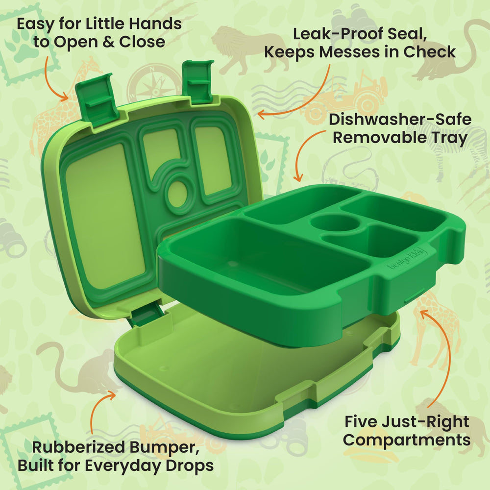 Bentgo boîte dans un sac à dos illustrant format compact et transport pratique