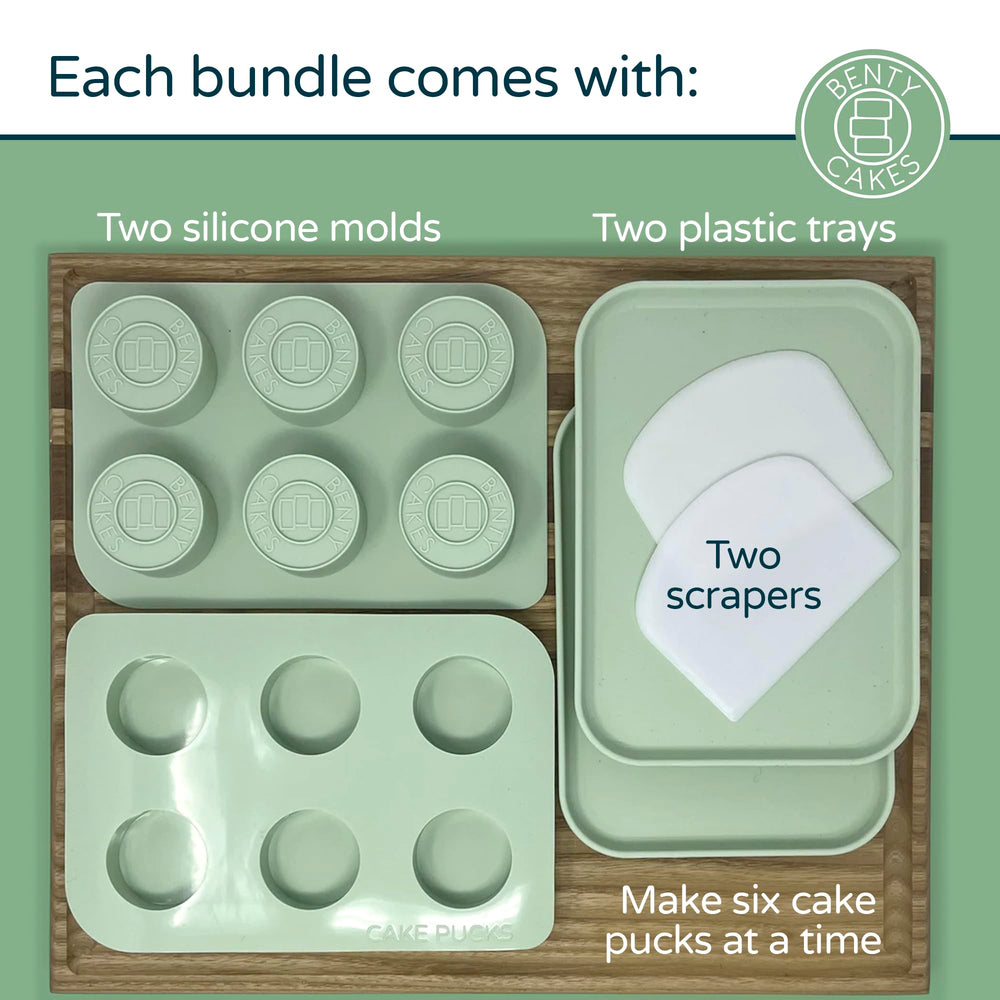 Comparaison taille main des Cakepucks Benty Cakes pour référence portion