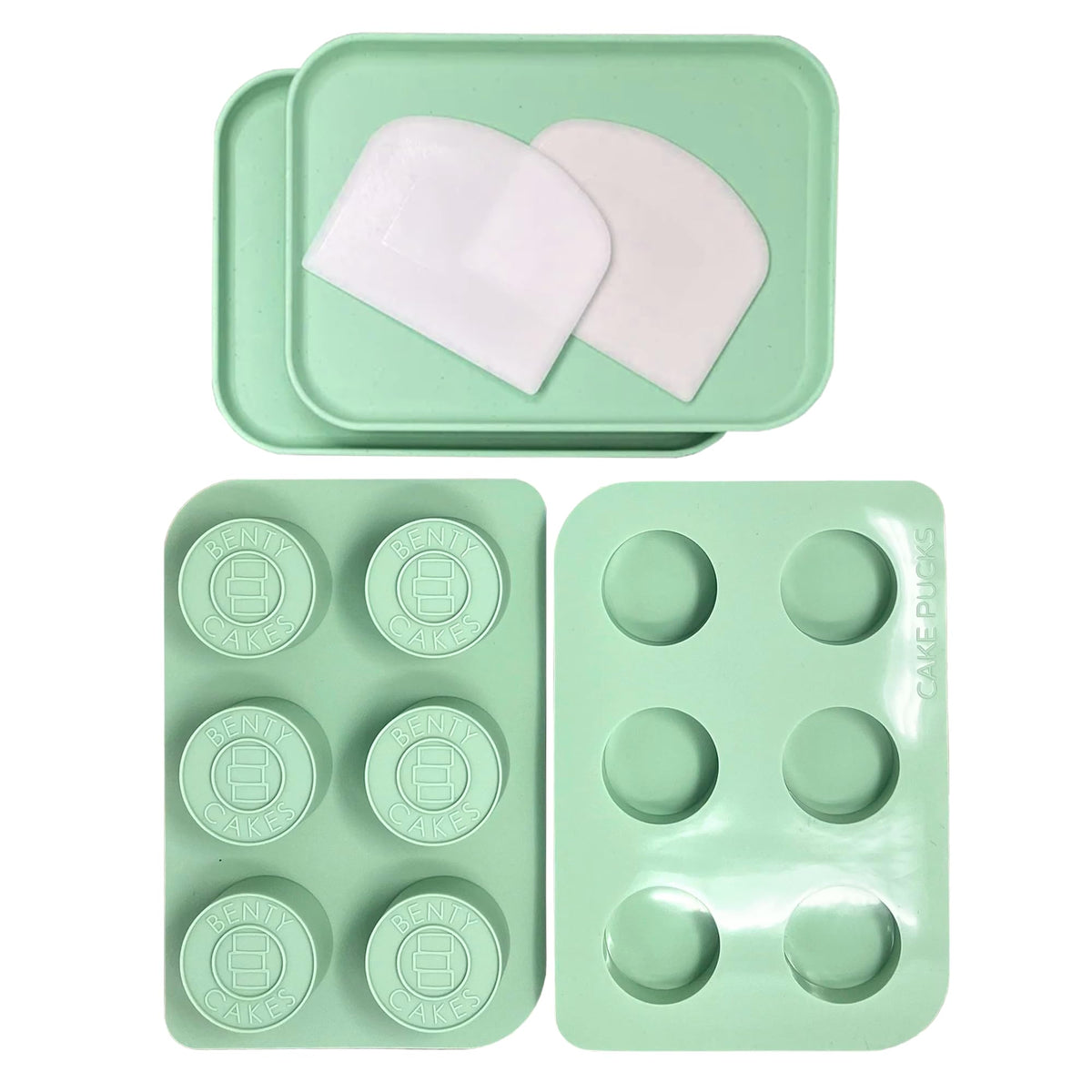 Benty Cakes face du coffret vert montrant contenu et praticité