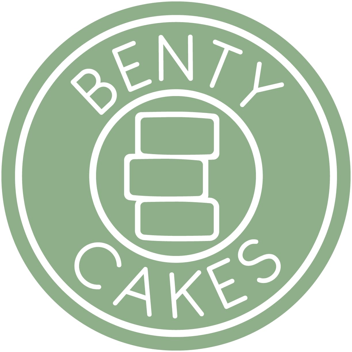 Rangement plat et compact du set Benty Cakes pour conservation simple