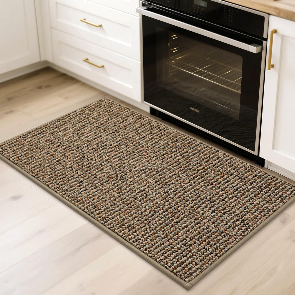 BEQHAUSE tapis en situation dans une entrée accueille chaussures et bottes