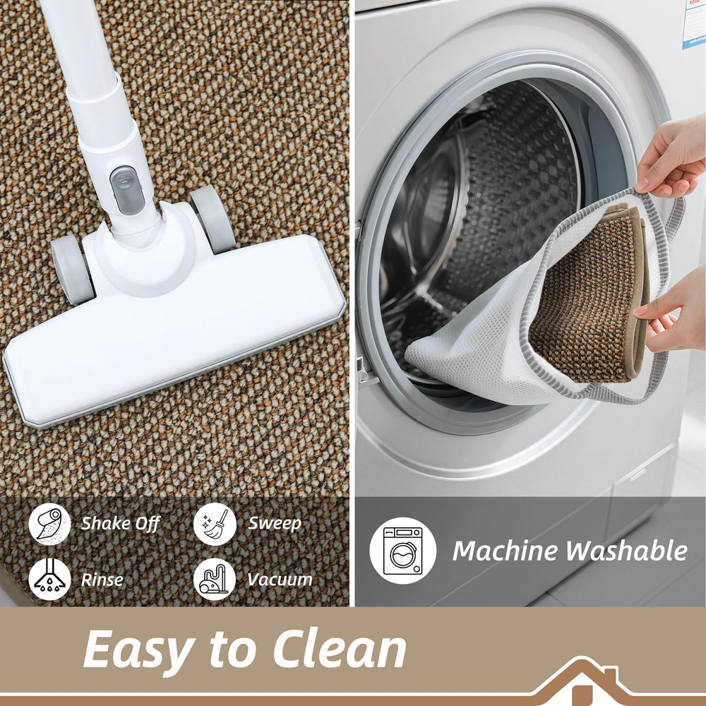 BEQHAUSE tapis enroulé pour rangement gain de place