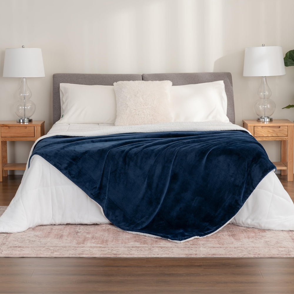 Berkshire Blanket zoom sur bords et coutures, finitions durables