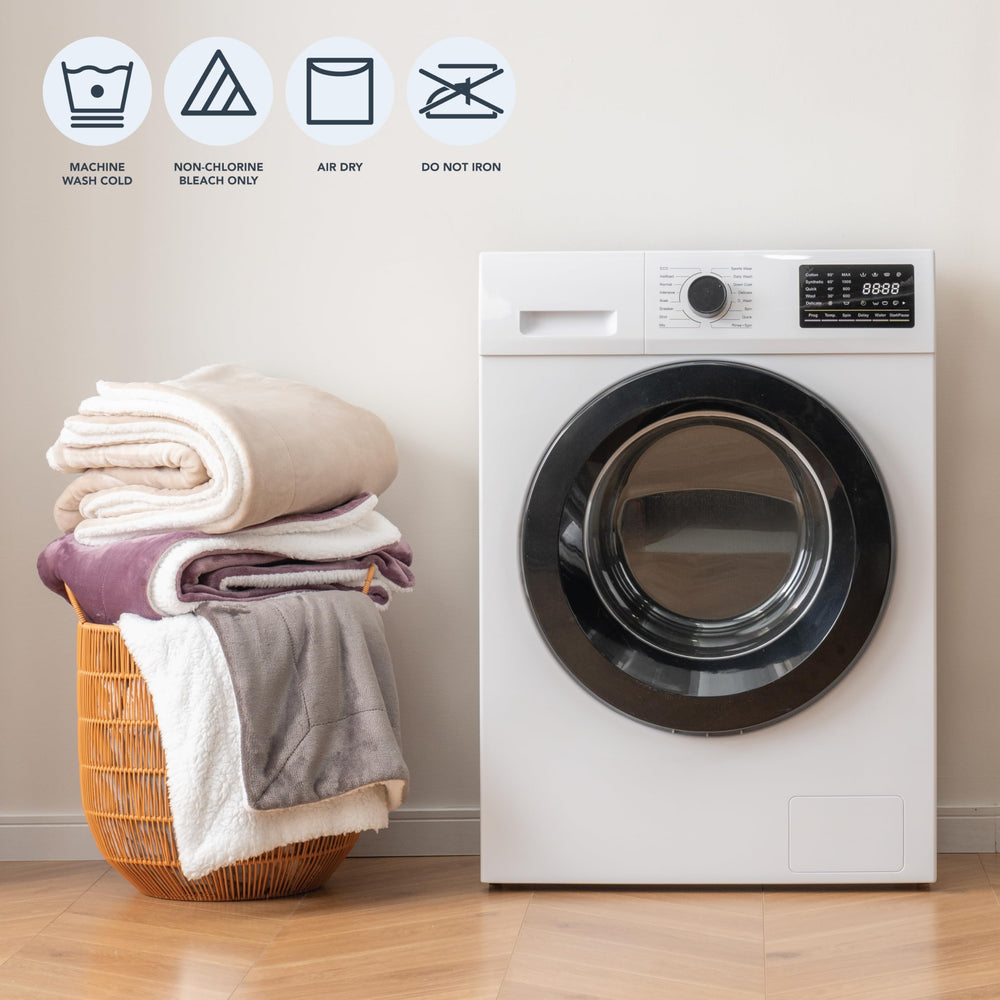 Berkshire Blanket pliée pour rangement, gain de place pratique