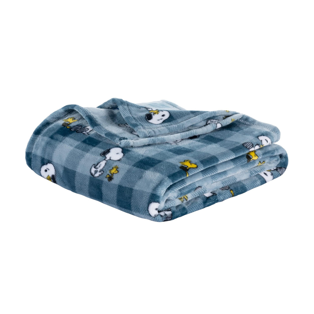 Berkshire Blanket vue avant Snoopy motif, apporte confort visuel et chaleur