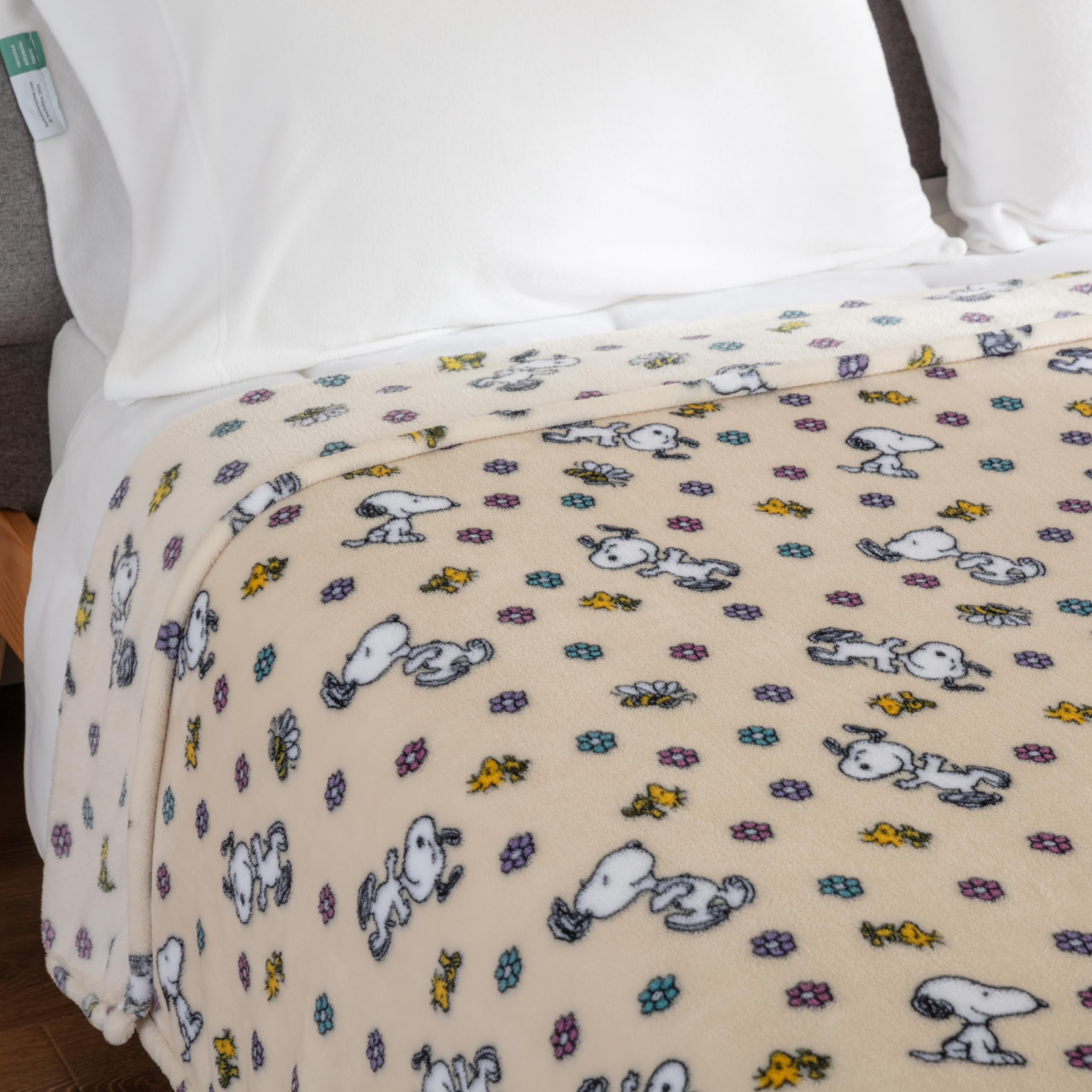 Berkshire Blanket texture VelvetLoft en gros plan, toucher soyeux