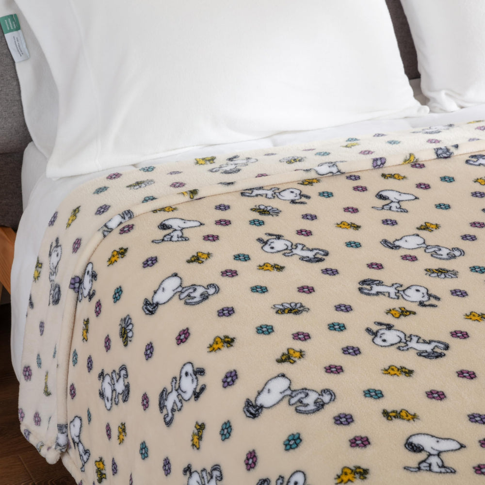 Berkshire Blanket texture VelvetLoft en gros plan, toucher soyeux