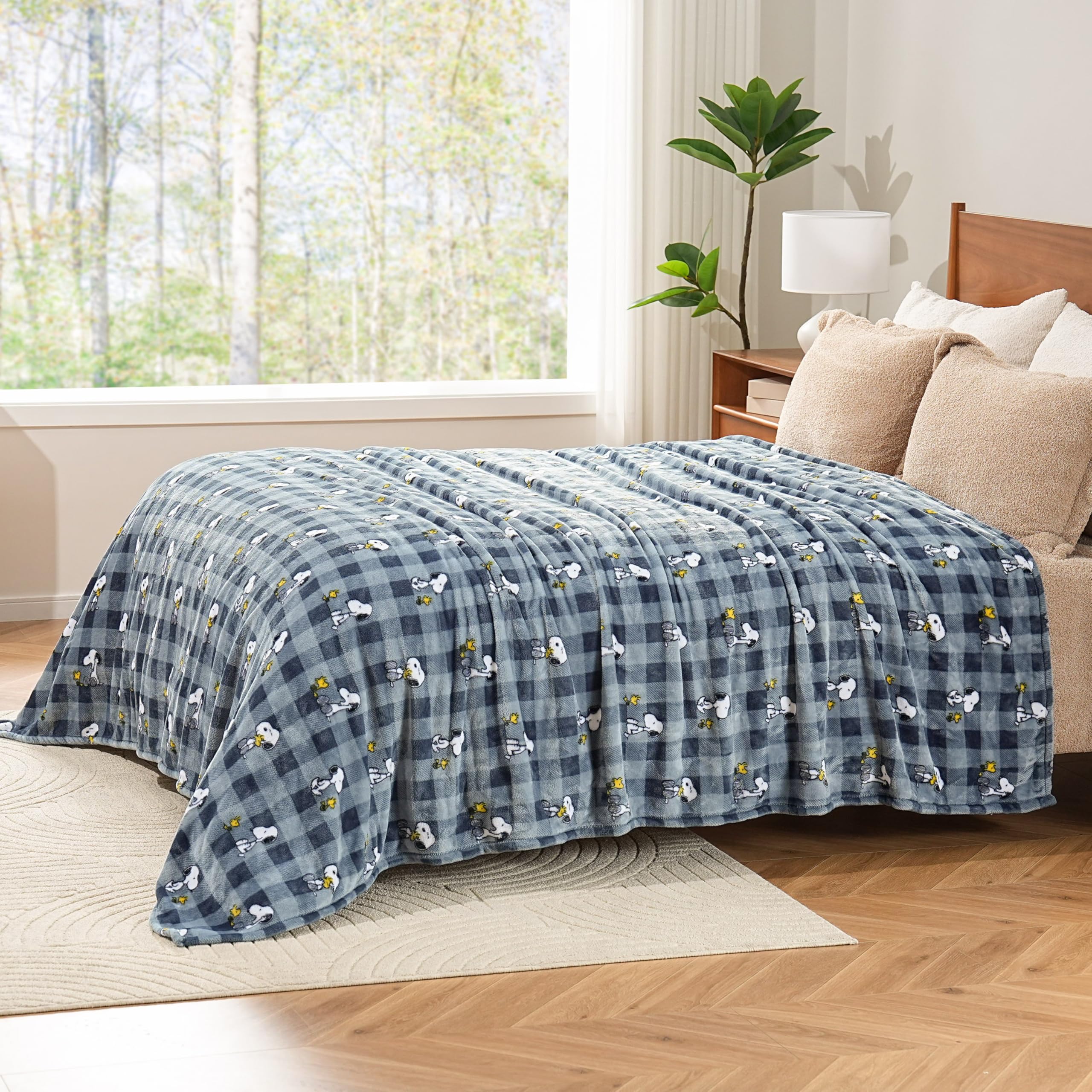 Berkshire Blanket gros plan VelvetLoft pour douceur soyeuse et convivialité
