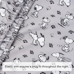 Berkshire Peanuts lit préparé avec Snoopy imprimé offrant ambiance chaleureuse