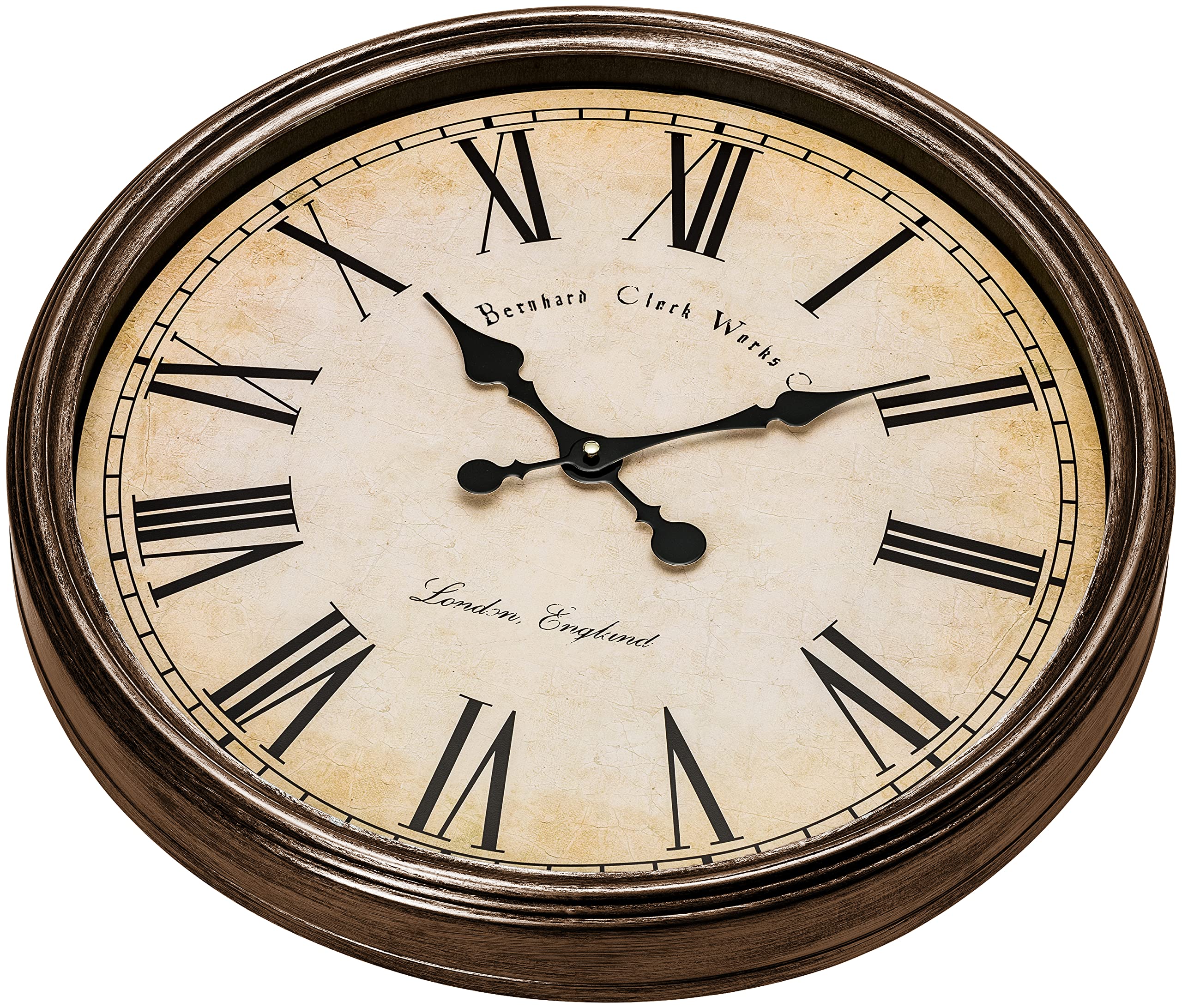 Bernhard Products détail cadre métal brun vieilli montre qualité
