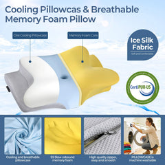 Bespillow coupe montrant mousse mémoire rebond durable