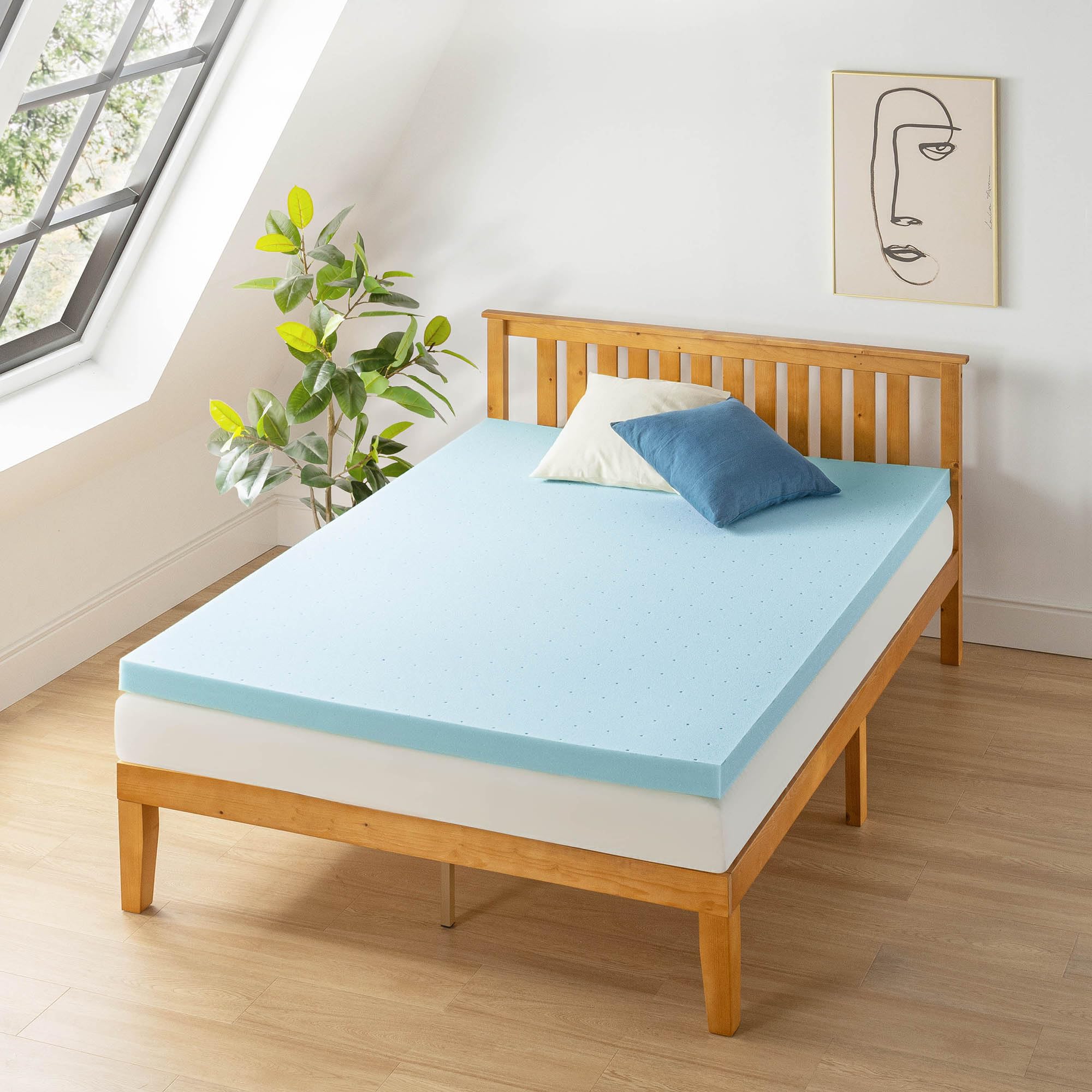 Best Price Mattress gros plan de la mousse et gel montrant refroidissement
