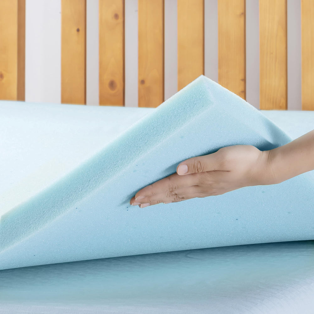 Best Price Mattress surmatelas posé sur un lit Twin XL illustrant un lit rafraîchi et accueillant